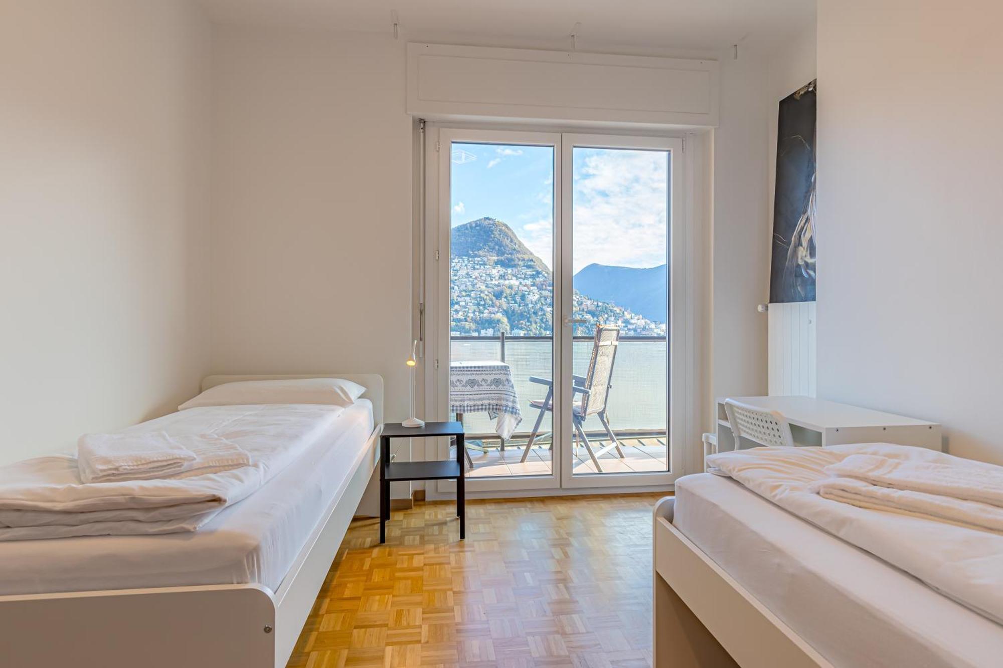 Apartament Imperial Of Lugano 4 With A Lake View Behind The Station And 10 Min From The Lake Zewnętrze zdjęcie