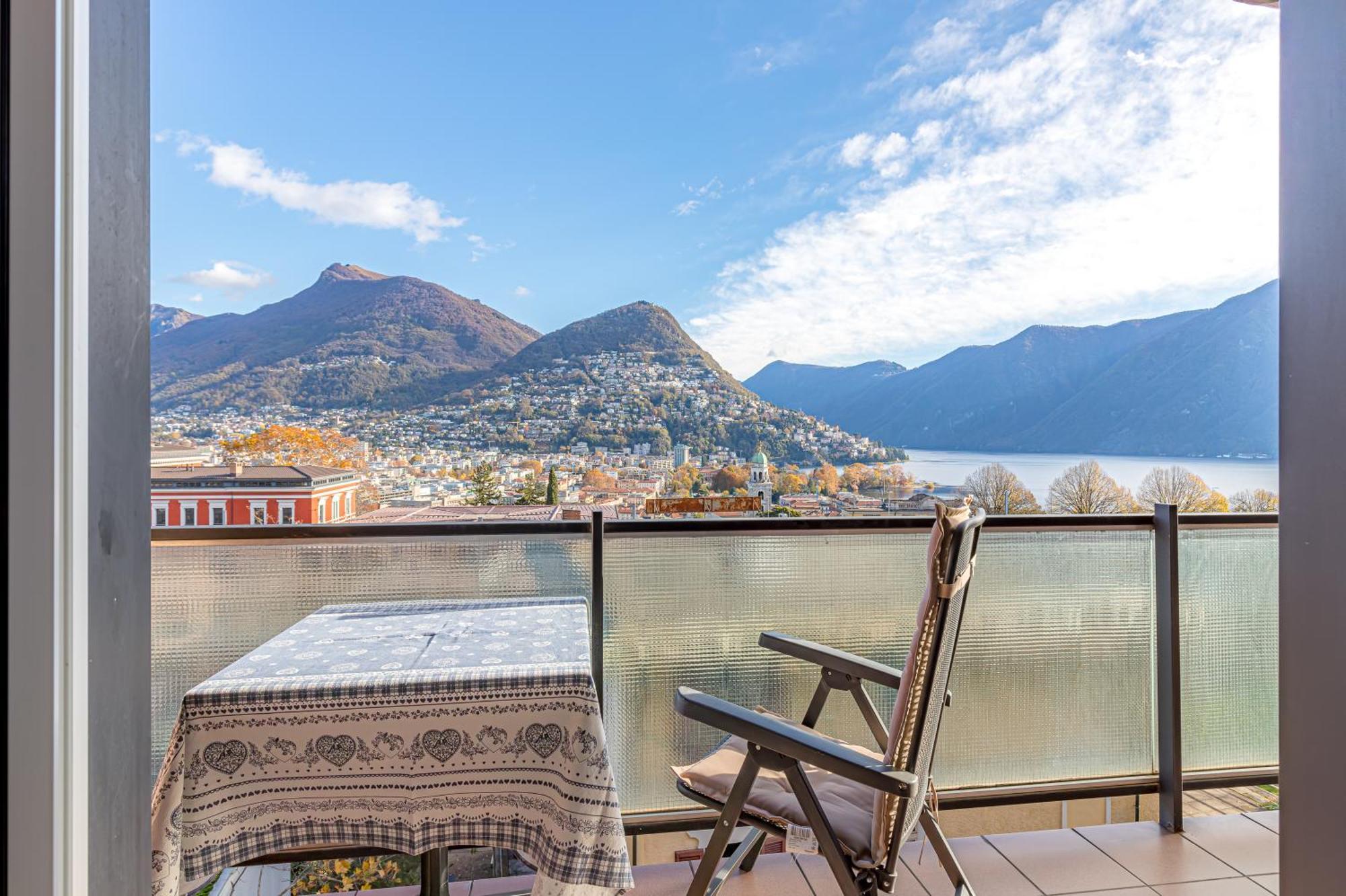 Apartament Imperial Of Lugano 4 With A Lake View Behind The Station And 10 Min From The Lake Zewnętrze zdjęcie